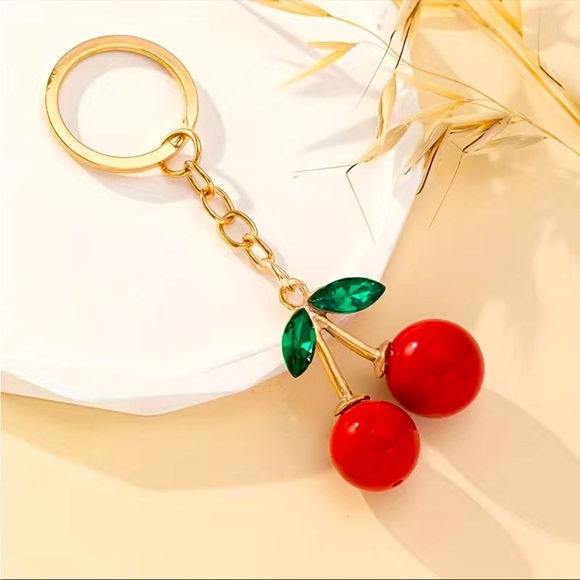 Accessories - Cherry Bag Charm/Keychain (Brand New!) 🍒✨